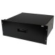StarTech.com Cajon MetÃ¡lico Acero Negro 4U 19in Pulgadas para montar en Armario Rack Bastidor 4UDRAWER